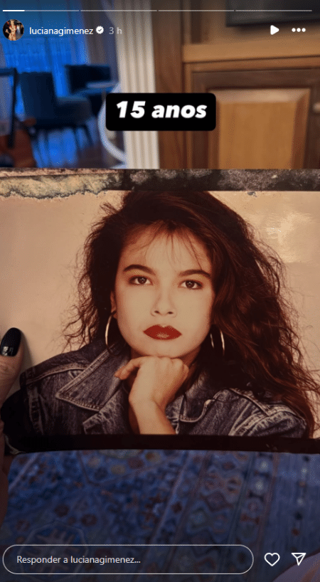 Luciana Gimenez postou foto de quando tinha 15 anos Luciana Gimenez postou foto de quando tinha 15 anos