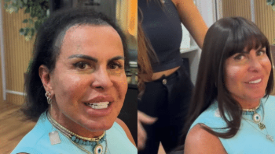 Gretchen aposta em novo megahair Gretchen aposta em novo megahair