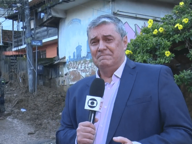 Flávio Fachel: repórter que chorou ao vivo foi tenente antes da Globo Flávio Fachel: repórter que chorou ao vivo foi tenente antes da Globo
