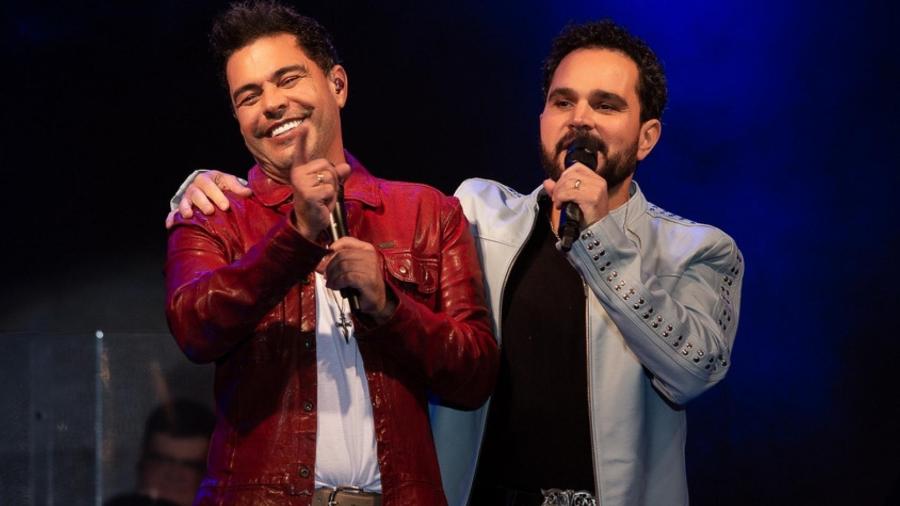 Zezé di Camargo e Luciano geram climão em bastidores de show