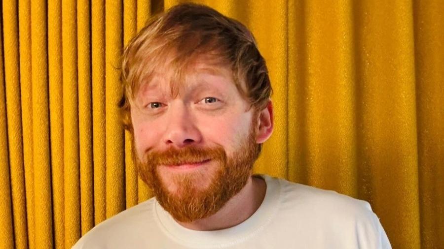 O ator Rupert Grint, de Harry Potter 