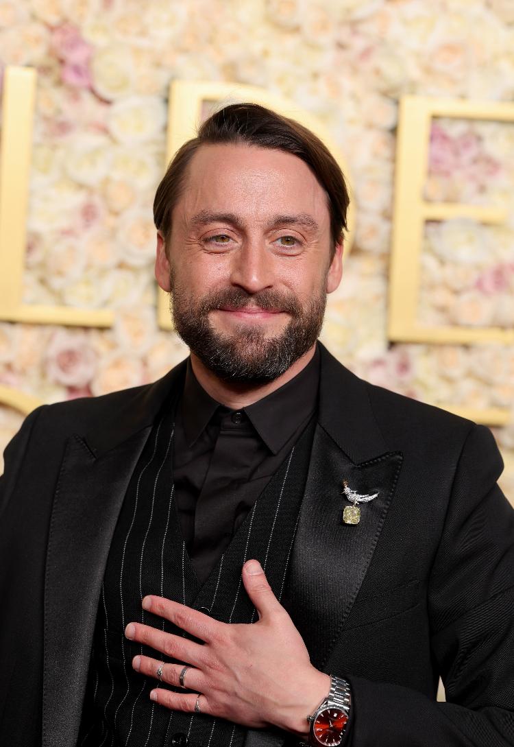 Kieran Culkin no Globo de Ouro 2025