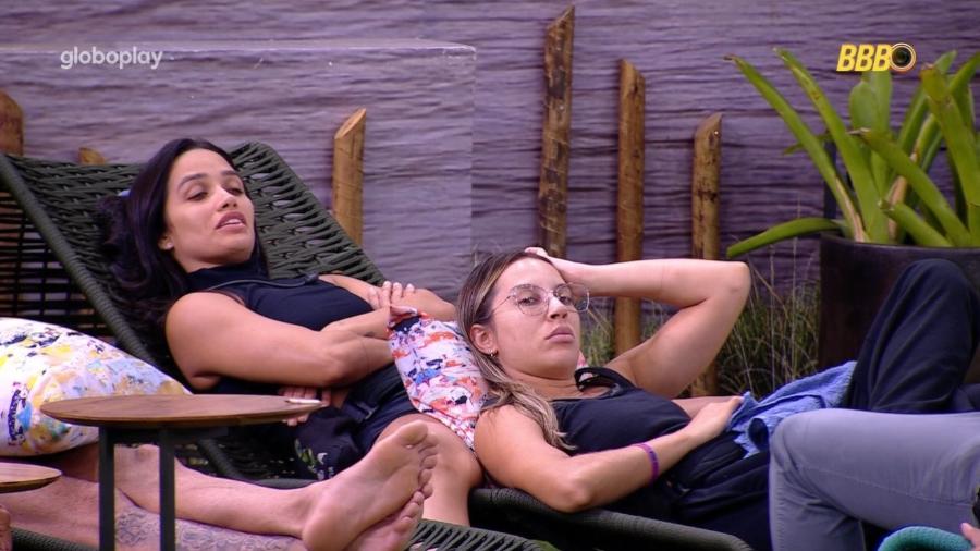 Eva e Renata sugerem Delma no Paredão - Reprodução/Globoplay