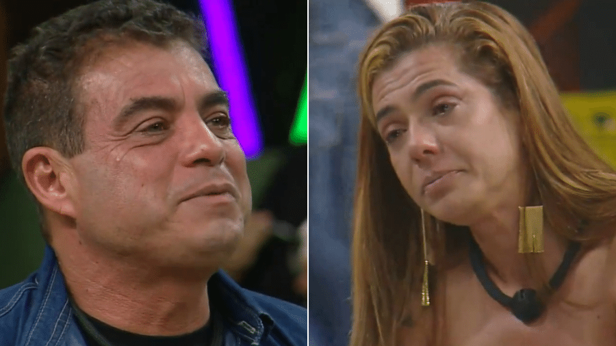 Adriana chorou e desabafou com Dhomini sobre como vem se sentindo na casa - Reprodução