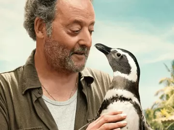 Pinguim 'atacou' Jean Reno nas gravações de filme no Brasil: 'Tirou sangue'