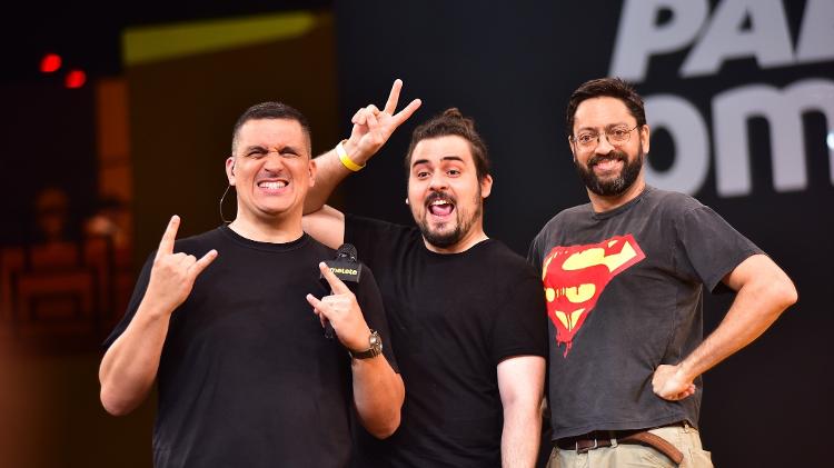 Gaveta, Lucas Cunha e Fernando Caruso na CCXP 2024