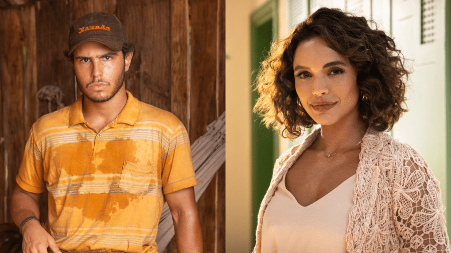 Aldenor (Igor Jansen) e Xaviera (Giovana Cordeiro) em 'No Rancho Fundo'