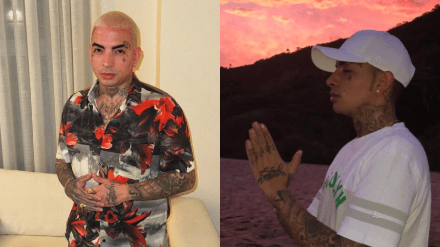 MC Guimê em fotos nas redes sociais - Reprodução/Instagram