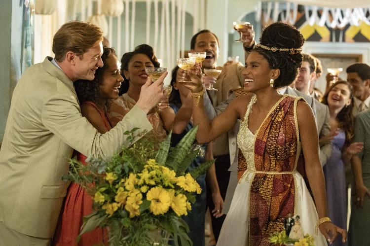 O casamento de Ulisses (Ícaro Silva) e Glorinha (Mariana Sena) em 'Garota do Momento' O casamento de Ulisses (Ícaro Silva) e Glorinha (Mariana Sena) em 'Garota do Momento'