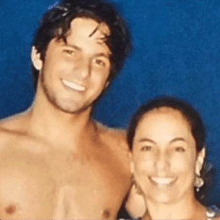 Cissa Guimarães e o filho, Rafael Mascarenhas, que morreu em 2010