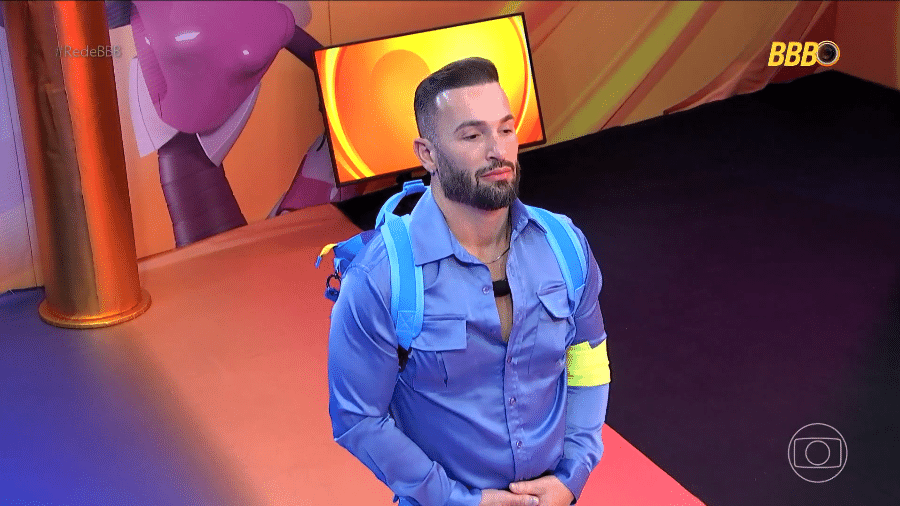 BBB 25: Diego na estreia do reality - Reprodução/Globoplay