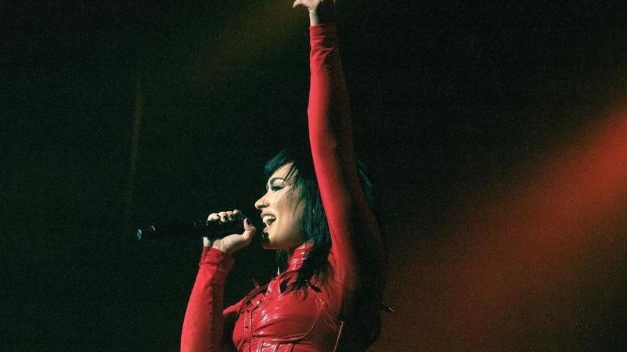 Demi Lovato se apresenta no Espaço Unimed, em São Paulo - Angelo Kritikos/Divulgação