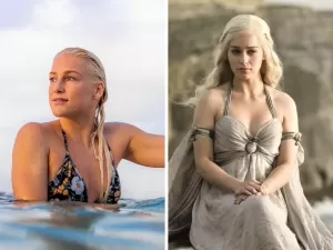 Tati Targaryen, é você? Surfista é comparada a personagem de GOT