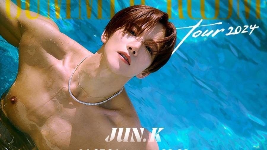 JUN.K promovendo a nova turnê 'Summer Room Tour'