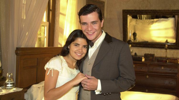 Zuca (Vanessa Giácomo) e Luís Jerônimo (Daniel de Oliveira) no remake de 'Cabocla'