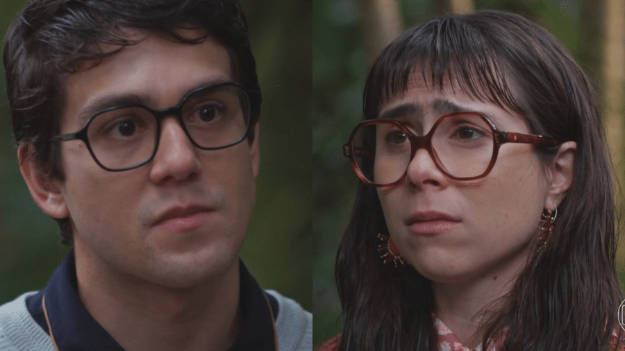 Guto (Daniel Rangel) e Lupita (Daphne Bozaski) em 'Família É Tudo'