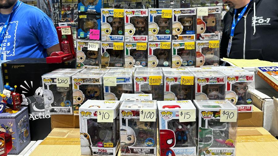 Funkos fizeram sucesso na SDCC 24; veja outros itens que fãs podiam comprar no evento