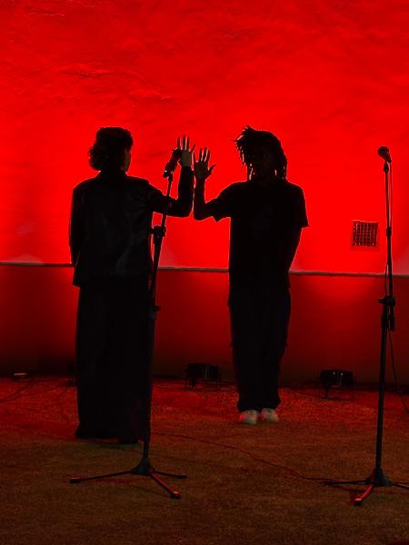 Luiza Romão e Jean D'Amerique