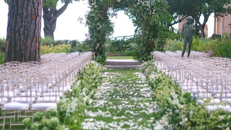 Villa Cimbrone, onde Franciny Ehlke vai se casar com Tony Maleh