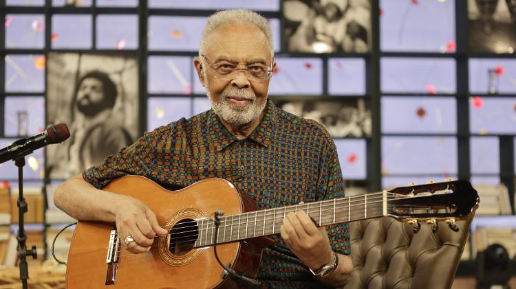 Gilberto Gil gravou último 'Conversa com Bial' de 2024 