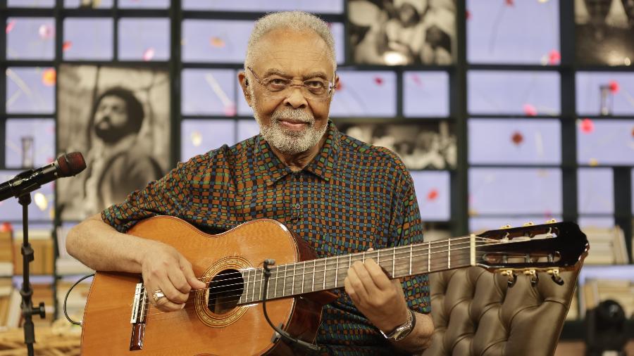 Gilberto Gil gravou último 'Conversa com Bial' de 2024 