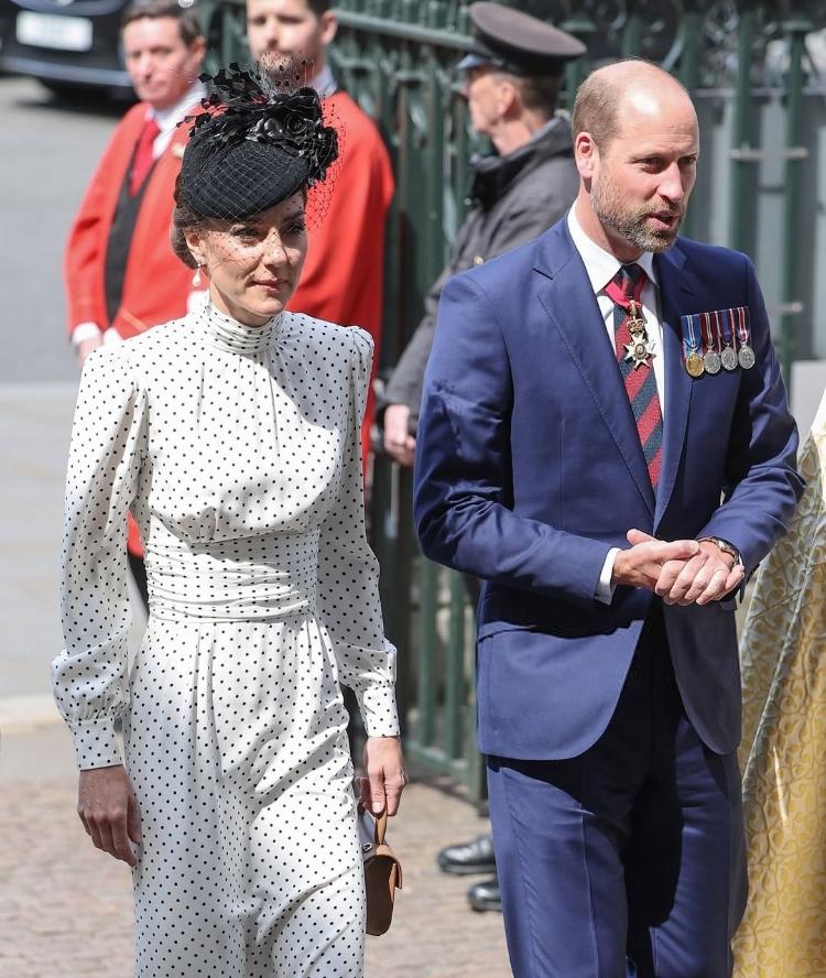 Kate Middleton e Príncipe William na cerimônia de Ação de Graças na Abadia de Westminster Kate Middleton e Príncipe William na cerimônia de Ação de Graças na Abadia de Westminster