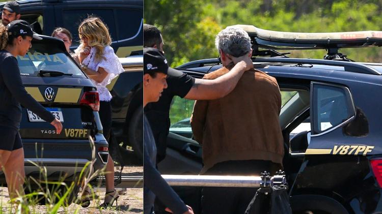 Leila (Carolina Dieckmmann) e Marco Aurélio (Alexandre Nero) presos em flagrante 'Vale Tudo' Leila (Carolina Dieckmmann) e Marco Aurélio (Alexandre Nero) presos em flagrante 'Vale Tudo'