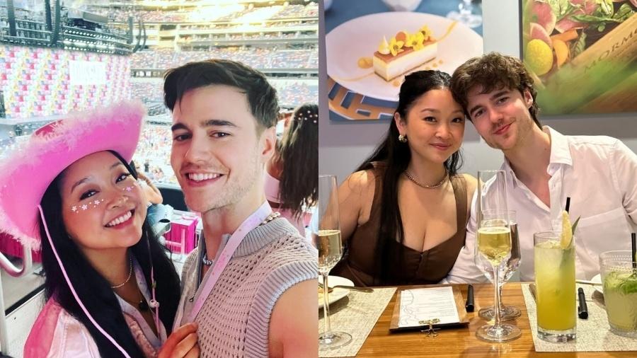 Lana Condor e seu noivo, Anthony De La Torre