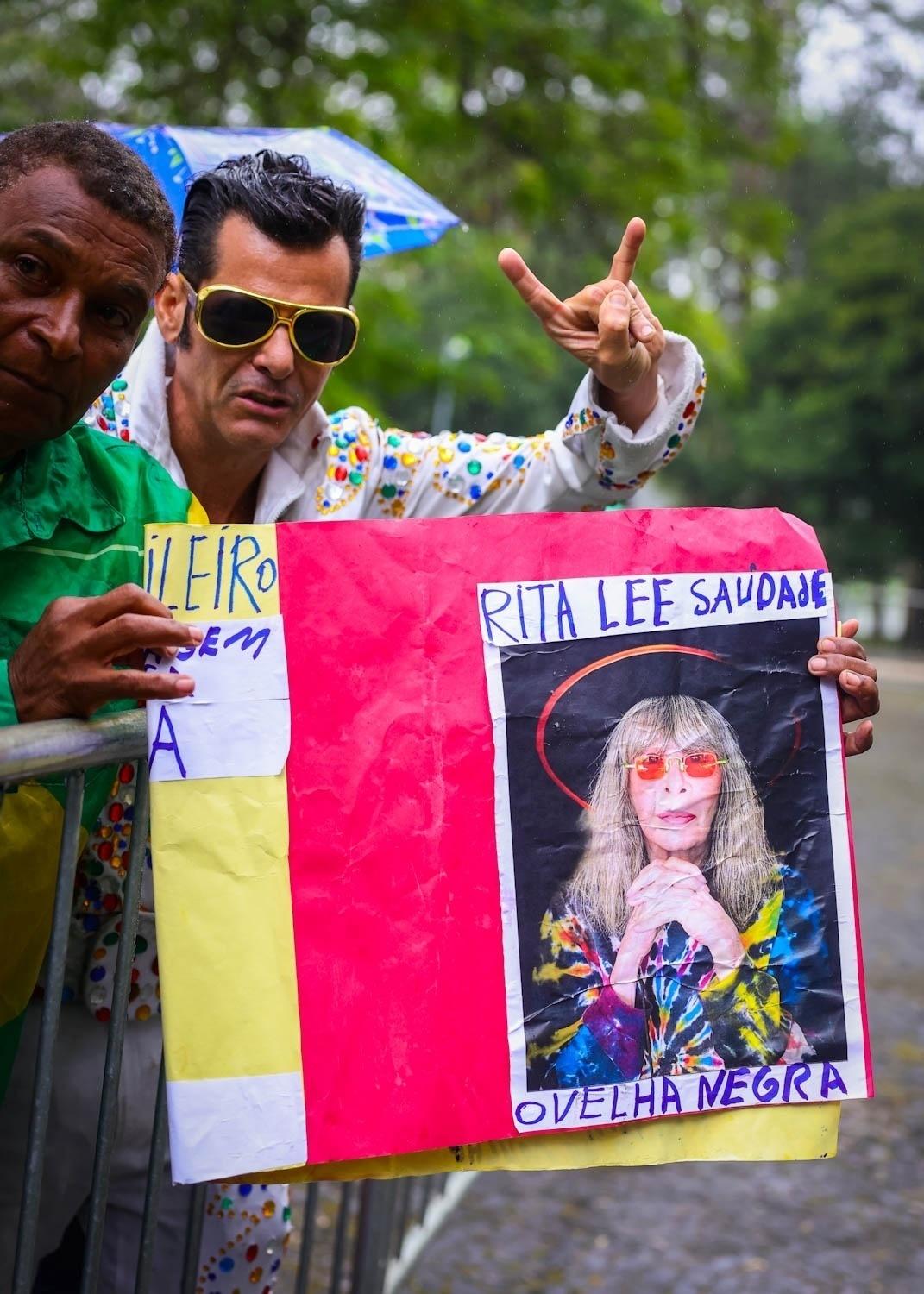 Fãs se despedem de Rita Lee - Manuela Scarpa/Brazil News