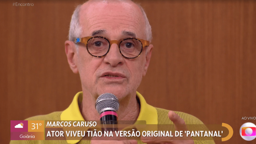 Marcos Caruso diz que nunca ficou bêbado  - Reprodução/TV Globo
