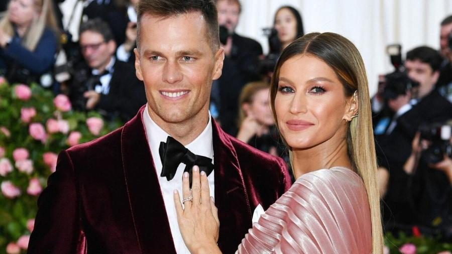Tom Brady e Gisele Bündchen, que se divorciaram no ano passado, se envolveram com corretora de cripto em 2021 - Internet/Reprodução