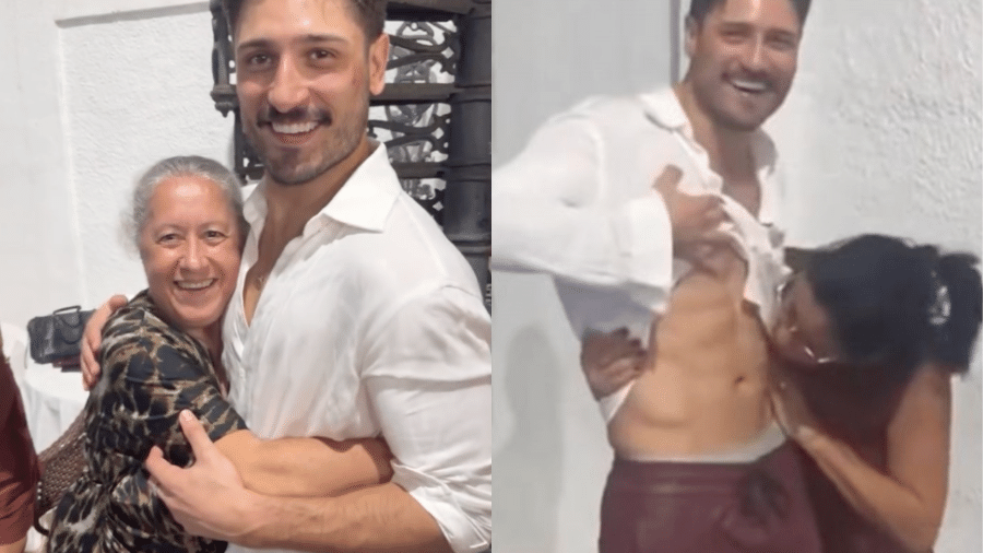 BBB 25: Daniel Rocha ganha beijo de Delma e faz sucesso entre mães