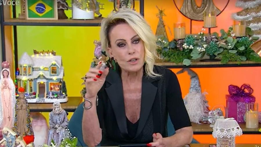 Ana Maria Braga falava sobre a variante ômicron do coronavírus no "Mais Você" - Reprodução/TV Globo