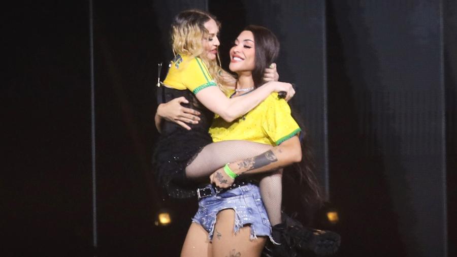 Madonna e Pabllo Vittar em ultimo ensaio antes de show - Lucas Ramos / Brazil News 