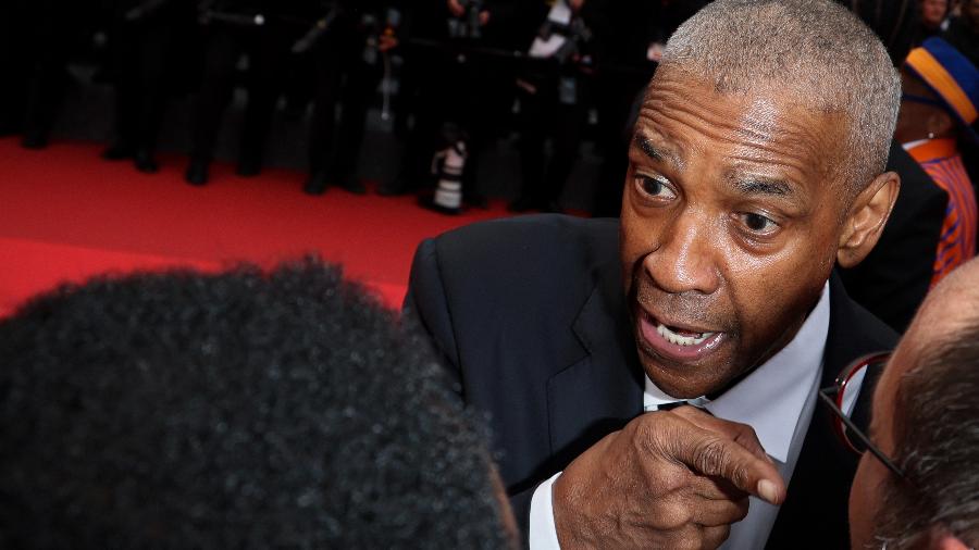 Denzel Washington bate boca com fotógrafos no Festival de Cannes - Ernesto Ruscio/Getty Images