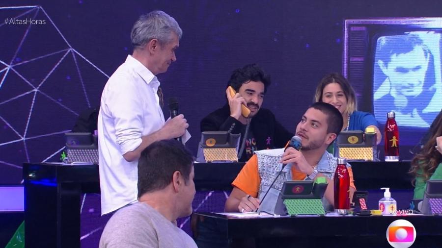Arthur Aguiar respondeu pergunta de Serginho Groisman sobre prêmio do "BBB" - Reprodução/TV Globo