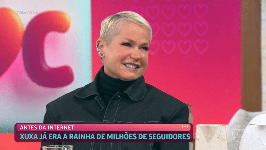 Xuxa no Mais Você (Globo): ela admite que gostaria de ter dado mais - Reprodução/TV Globo