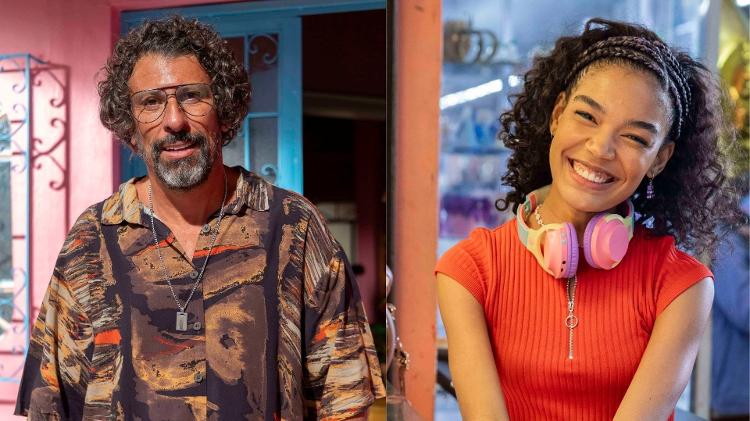 Osmar (Milhem Cortaz) e Tati (Bia Santana) em 'Volta por Cima'