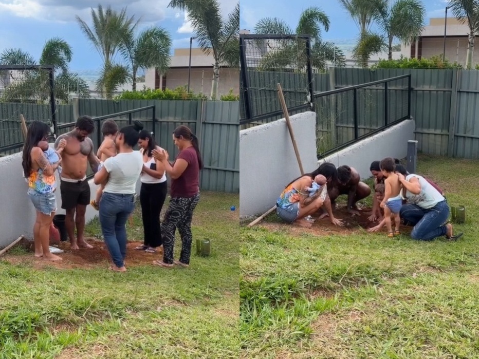 Clara Maia e André Coelho: casal une cinzas do filho a semente