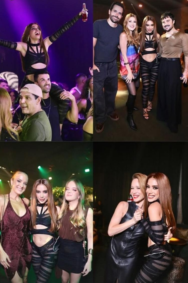 Anitta compartilha momentos em festa de aniversário