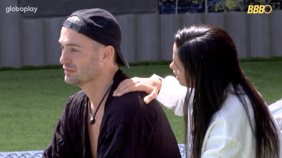 BBB 25: Diego Hypolito chora por saudade da família - Reprodução/Globoplay