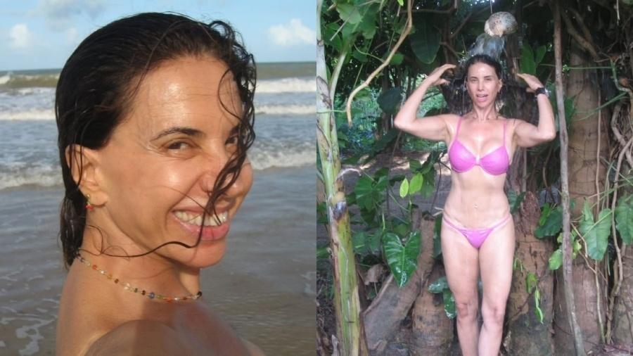 Claudia Alencar reflete ao curtir dia na praia - Reprodução/Instagram