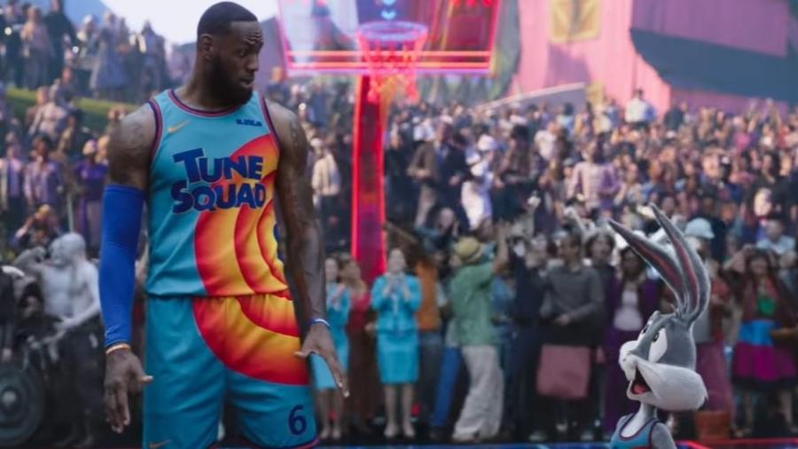 LeBron James e Pernalonga em trailer de "Space Jam: Um Novo Legado" - Reprodução/YouTube