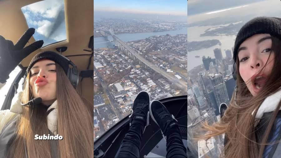 GKay faz passeio de helicóptero em Nova York - Reprodução/Instagram