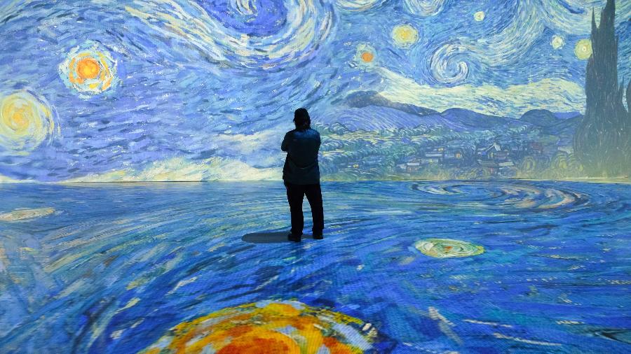 Exposição imersiva com a obra de Vincent Van Gogh - Divulgação