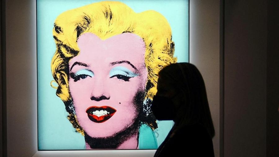 Shot Sage Blue Marilyn, de Andy Warhol - Carlo Allegri/REUTERS