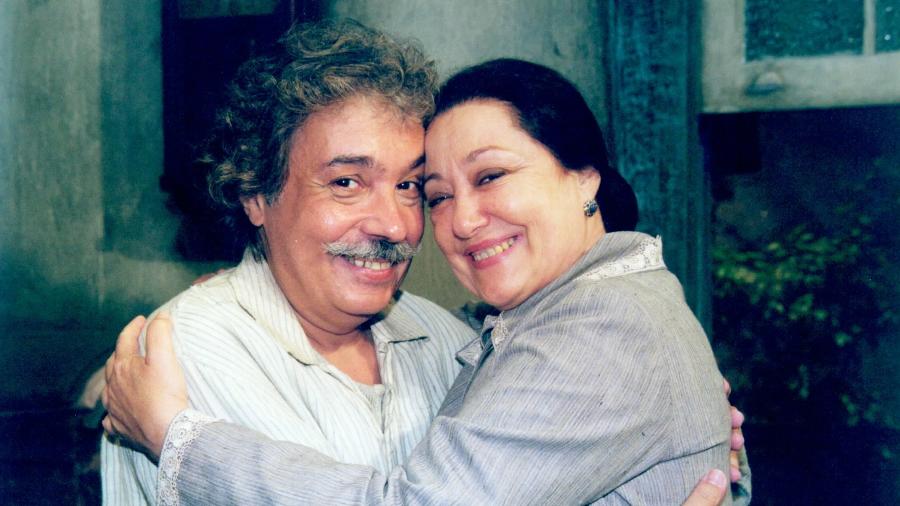 Pedro Paulo Rangel fez par romântico com Suely Franco em "O Cravo e a Rosa" - Cristiana Isidoro/Globo