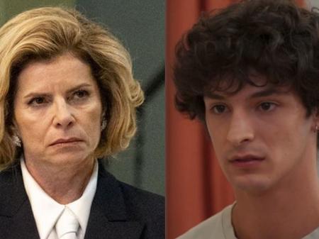 Debora Bloch e Pedro Waddington são Odete e Tiago em "Vale Tudo" - Reprodução/Globo