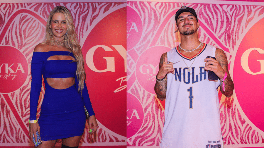 Yasmin Brunet e Gabriel Medina foram ao lançamento da Gyka, nova marca de roupas da GKay - Thiago e Caio Duran/BrazilNews