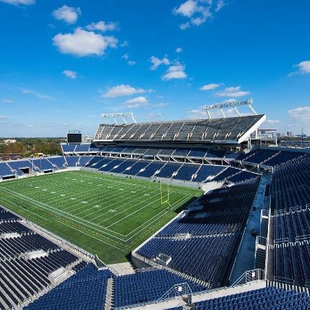 Camping World Stadium, em Orlando: estádio que receberá terceiro jogo do Fla já foi palco de Copa do Mundo e de um 7 a 1 a favor do Brasil